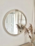 Linderior okruglo ogledalo pamuk