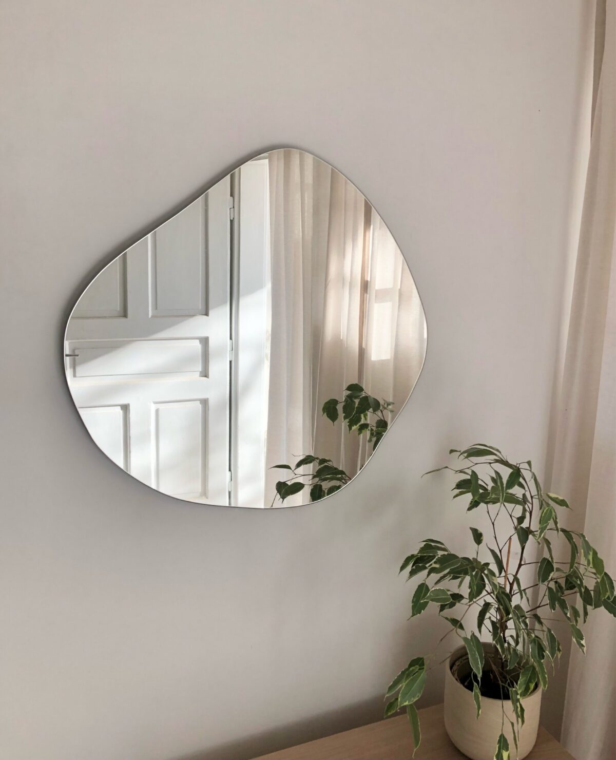 nepravilno asimetrično ogledalo po mjeri linderior